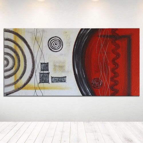 Quadro astratto dipinto mano - quadro, a