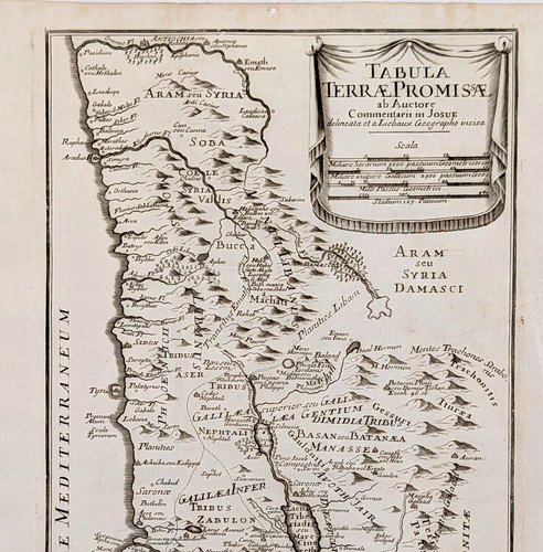 1726 terra santa mappa - 1726,