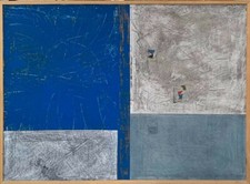 QUADRI MODERNI ASTRATTI DIPINTI A MANO OLIO SU TELA 1mX1.30cm ORIZONTI