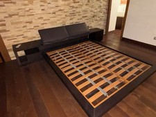 camera da letto matrimoniale Poliform mod.  Zoe con testiera morbida regolabile.