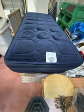 Materasso Singolo 80x190 Manifattura Falomo Blu Scuro Cashmere Cachemire Molle