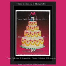 1980ca * Illustrazione Erotica Originale "Torta Nuziale, Coppia di Sposi" Cornic