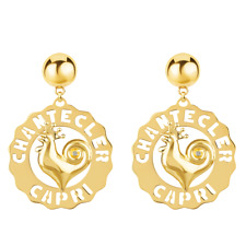 Chantecler - C.42454 - Orecchini Logo Chantecler Oro