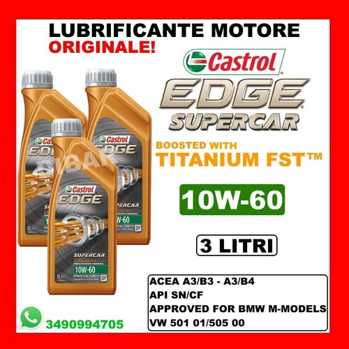Olio castrol edge supercar - olio,