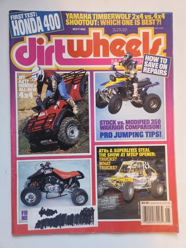 Dirt wheels may 1995 magazine - dirt,