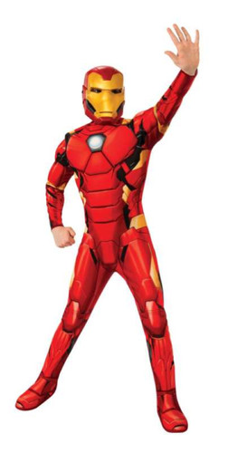 Costume iron man con muscoli - con,