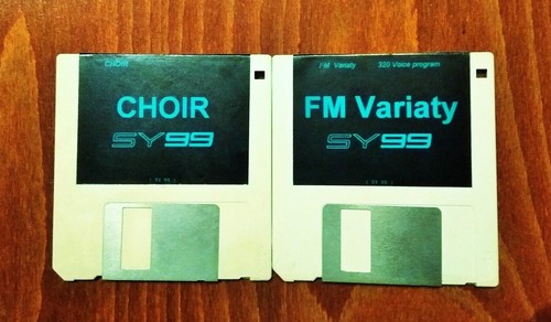 Yamaha 2 floppy disk - sy-99,