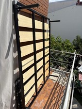 Struttura letto matrimoniale in metallo e doghe in legno - Robusta e moderna