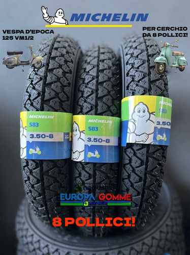 Kit 46j michelin - 3x, 3.50-8
