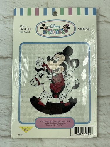 Kit punto croce disney babies - kit,