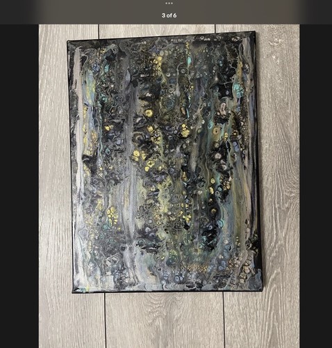 Pittura acrilica - , su