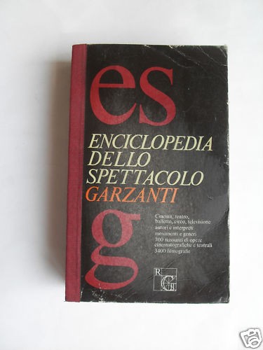 Enciclopedia dello spettacolo - dello,