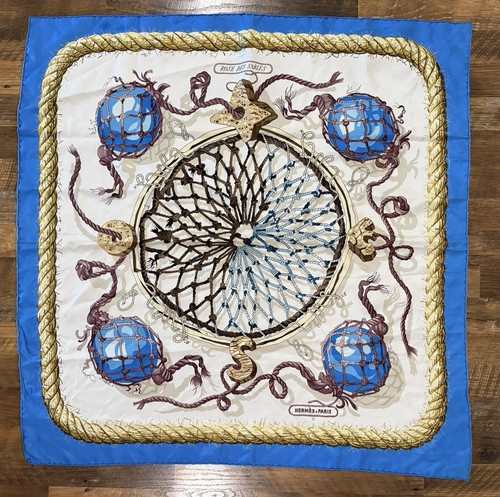 Foulard hermès rose des - rose,