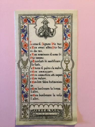 Santino simil pergamena - , 10