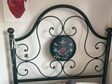 Letti in Metallo con Rete Struttura Singoli Camera Moderno Design Romantico