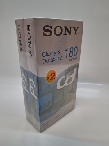 Sony 180 set vhs vergini - set, 2