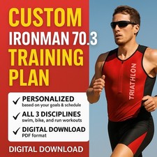 Ironman 70.3 Triathlon Training Plan Prodotto Digitale 🏊 🚲 🏃