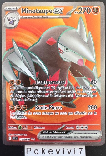 Carte pokemon minotaupe - pokemon,