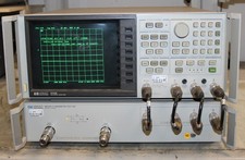 HP 8753B + HP 85045A network analyzer