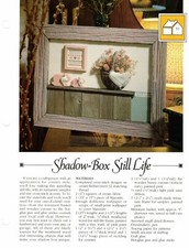 Shadow Box Still Life Cross