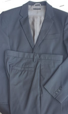 ABITO CERIMONIA SISLEY BLU NERO TG 48 - M - elegante matrimonio AUTUNNO PRIMAVER