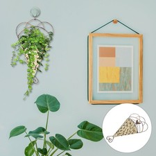 2 pezzi di cesto fiore muro appeso a cesto appeso Porta di fiori secchi