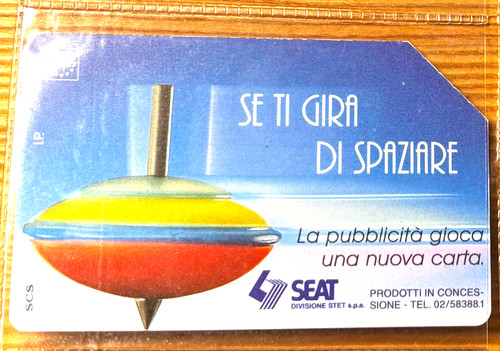 Scheda telefonica rara se - scheda,