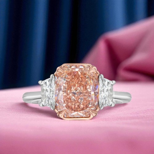 Anello con diamanti ct - anello, 3,70