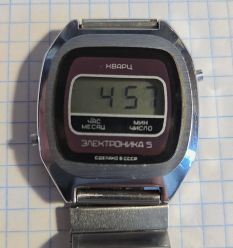 Orologio elektronika russo - 5,