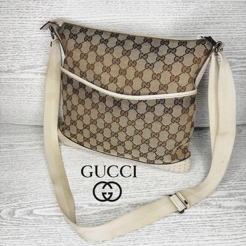 Borsa tracolla gucci tela - a,