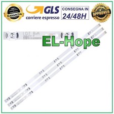 KIT 3 BARRE STRIP 6 LED TV LG 32" LGIT B+A 32LF652V 32LF653V 32LS35A5 32LW750H
