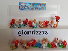  Sorpresine Kinder Ferrero Serie Completa Angelino e Satanello + 1 Cartina