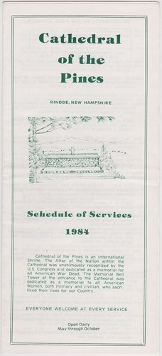 Brochure cathedral the - brochure,