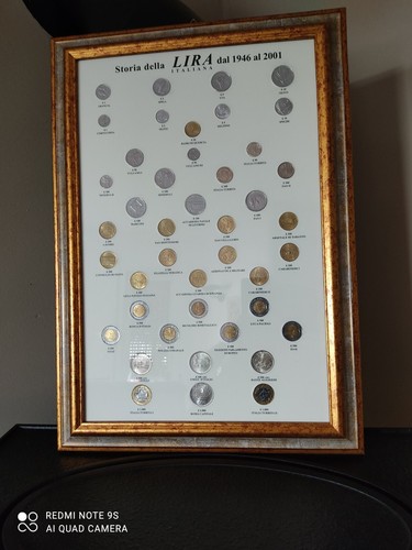 Quadro con tutte monete - quadro,