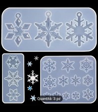 Kit 3 Stampi silicone resina