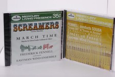 Sealed FENNELL Mercury Living Presence Stereo 2 CD Lot SCREAMERS/SOUSA Eastman