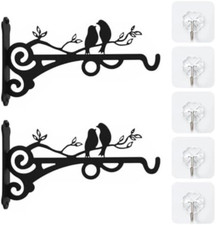 2 Supporti Per Fiori In Ferro