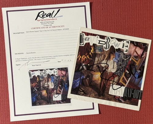 Real signed david bowie - real,