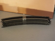 Rivarossi lotto binario curvo 702 raggio 80cm piccoli difetti 11Pezzi