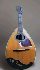 Mandolino stile "Embergher" o Romano da concerto, in palissandro E Altre Essenze