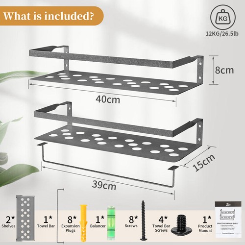 2pz scaffali galleggianti - 2pz,