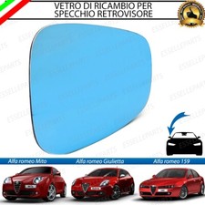 SPECCHIETTO ALFA GIULIETTA MITO 159 VETRO SPECCHIO RETROVISORE DESTRO TERMICO