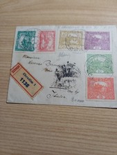 Cecoslovacchia 1920 1°emissione  Su Lettera Raccomandata Da Chrudim X Verona