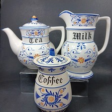 Vecchio set da tè inglese in