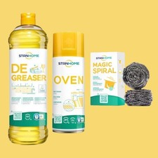 Set Stanhome Cucina 3 Prodotti sgrassatore,pulitore Forno,retine