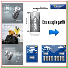 Batteria cr123a litio varta - cr123a,