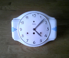 OROLOGIO DA PARETE IN CERAMICA ANNI 40 JUNGHANS CERAMIC WALL CLOCK 40'S