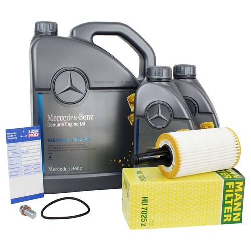 Olio motore mercedes - 7l, 5w-40