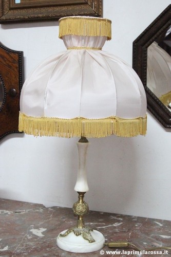 Lampada epoca alabastro - d'epoca, e