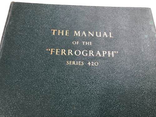 Manuale del ferrografo - manuale,